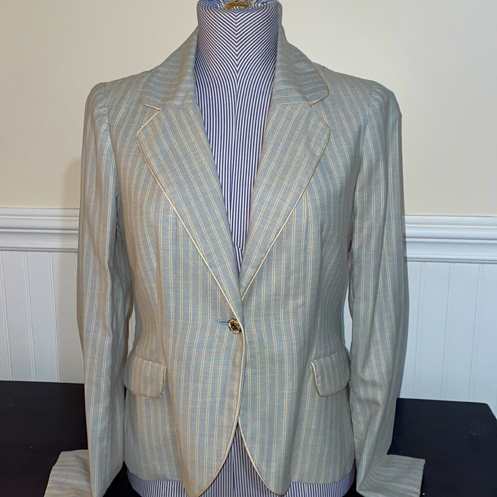 Rebecca Taylor Striped Pant Suit